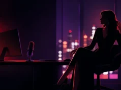 Camgirl italiane gratis: dove trovarle nude senza spendere un cazzo Camgirl italiana durante una diretta online con luci rosse e viola